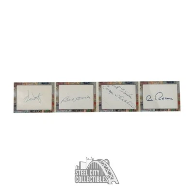 1954 Cleveland Indians 2017 Historic Autographs Line-Ups Cut Auto Card 8/10 -BAS - Image 1 of 3