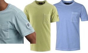BELSTAFF GANGWAY CHEST POCKET CLASSIC T-SHIRT TEE CREW NECK SUMMER TOP - Picture 1 of 10