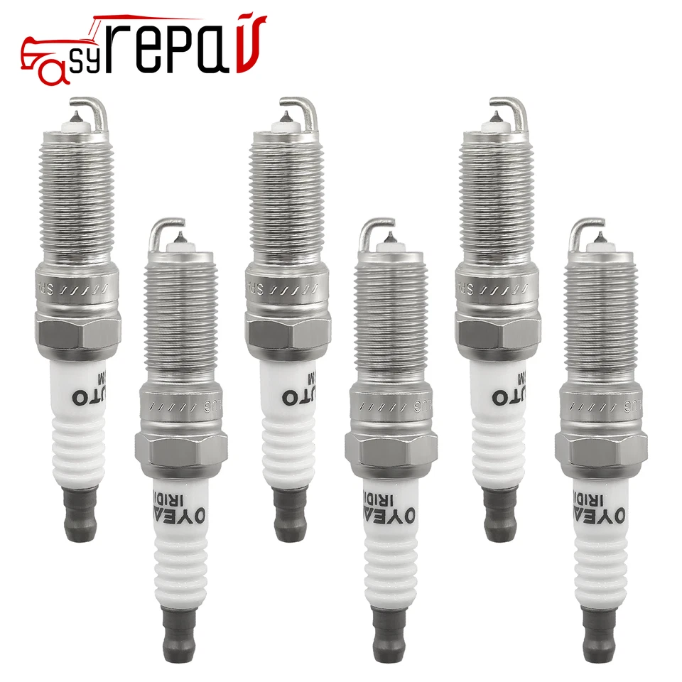 6PCS Iridium Spark Plugs For 2011-2021 Ford F-150 Explorer Edge 3.3L 3.5L 3.7L - Image 1 of 4