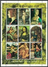 Guinea 1998 _ International Stamp Exhibition 'ITALIA '98' - Leonardo da Vinci **