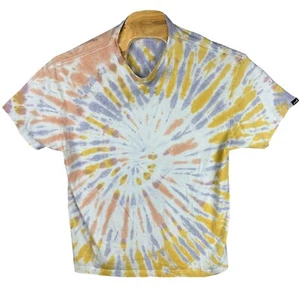 Pink Victoria Secret Tie-Dye T-Shirt Women's O/S Multicolor Cotton Short Sleeve - Picture 1 of 8