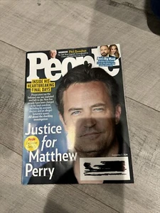 september 2024 People magazine Matthew Perry cover Phil Donahue + Baywatch - Picture 1 of 1