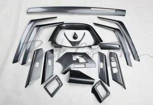 For Toyota RAV4 2013-2015 Carbon fiber Interior Decor Accessories Cover Trim Kit - Picture 1 of 12