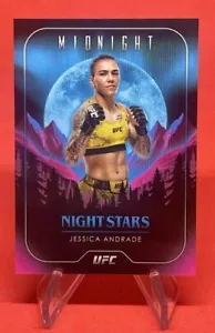 2024 Topps Midnight UFC Night Stars Jessica Andrade - Picture 1 of 1