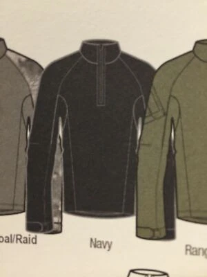 Kryptek Tactical 3 LS Zip Color: Dark Navy Large 19TACZLSNY5  - Image 1 of 4