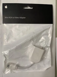 Apple Original Unopened Mini-VGA To Video Adapter - Picture 1 of 2