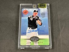 2015 TOPPS ARCHIVES SIGNATURE SERIES JIM ABBOTT STADIUM CLUB BUYBACK AUTO 16/16