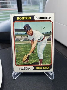 1974 TOPPS LUIS APARICIO #61 BOSTON RED SOX  - Picture 1 of 2