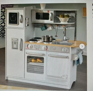Cucina completa per bambini forno frigorifero dispensa utensili scatola pesante Natale. - Foto 1 di 5