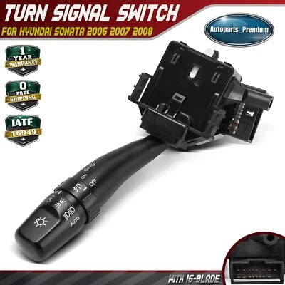 Interruptor de seta com luzes de neblina e faróis automáticos para Hyundai Sonata 2006-2008 - Imagem 1 de 4