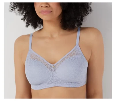 Бюстгальтер Breezies с контурным покрытием из цветочных листьев — безоблачный - Изображение 1 из 3