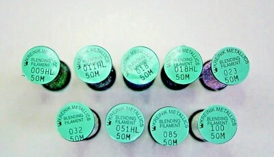 Kreinik Blending Filament Metallic YOU CHOOSE YOUR COLORS 50 meters 55.6 yds NEW - Image 1 of 4