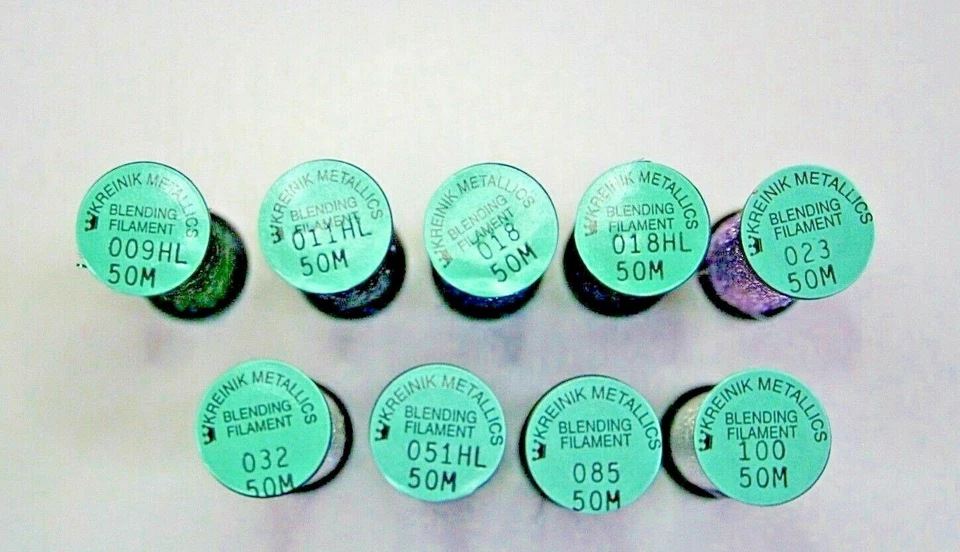 Kreinik Blending Filament Metallic YOU CHOOSE YOUR COLORS 50 meters 55.6 yds NEW - Image 1 of 4