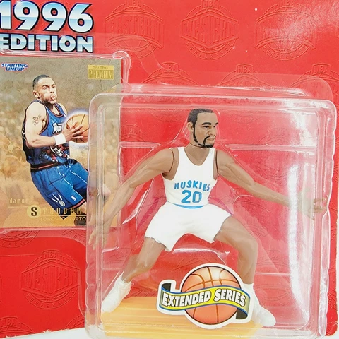 Starting Lineup NBA Basketball 1996 Edition Extended Huskies Damon Stoudamire Cover
