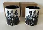 Lot of 2 Disney Villains 16 ounces/ 473 ml Ceramic Mug Black & White Print New