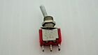 C & K 7101 TOGGLE SWITCH SPDT ROUND LEVER PC PINS 5A 120V 2A 250 VAC ON-ON 