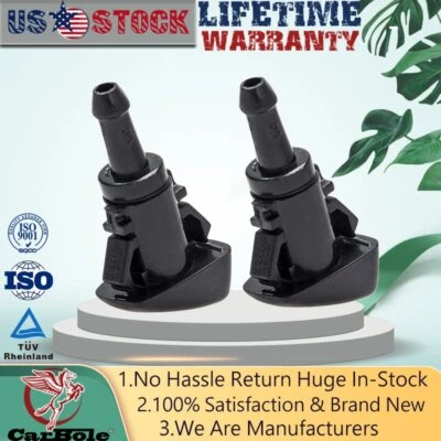 Boquilla de lavado de parabrisas x 2 para Chrysler 300 Dodge Ram 1500 2500 3500 Magnum Foto 1 de 4
