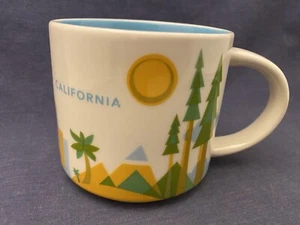 Taza Starbucks Coffee You Are Here Collection 2016 California Ocean Forest - Imagen 1 de 6