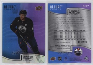 2021-22 Upper Deck Allure Rainbow Blue Purple /199 Connor McDavid #R-97