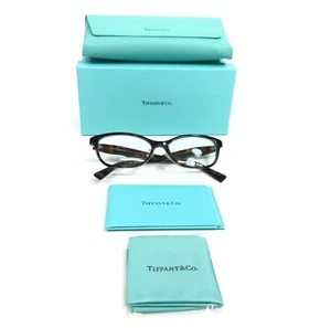 Tiffany & Co. Eyeglasses Frames TF2187-D 8134 Havana on Tiffany Blue 52-16-140 - Picture 1 of 13