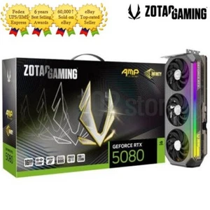 ZOTAC GAMING NVIDIA GeForce RTX 5080 AMP EXTREME INFINITY D7 16GB Graphics Card - Picture 1 of 6