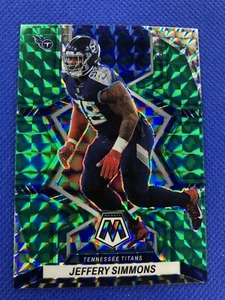 2022 #220 Jeffery Simmons Panini Mosaico Calcio Verde Prizm - Foto 1 di 2