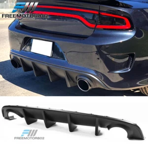 Fits 15-23 Dodge Charger SRT OE Style Rear Diffuser Bumper Lip PP - Picture 1 of 10