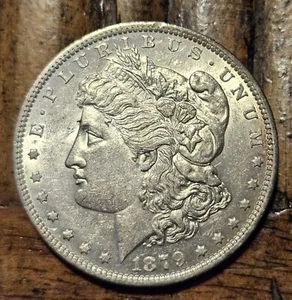1879-O Morgan Silver Dollar Uncirculated Specimen, uncleaned - Picture 1 of 2