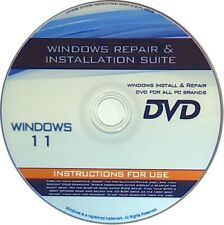 Win 11 Compatible Install, Repair & Recovery - Home & Pro Edition -64bit Only 