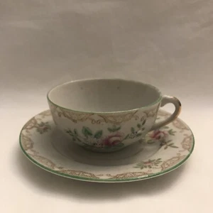 Miniature Vintage Tea Cup And Saucer Made In Occupied Japan - Picture 1 of 6