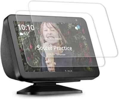 2 Pack 9H Premium Tempered Glass Screen Protector For  Amazon Echo Show 7"x4.5" - Image 1 of 4
