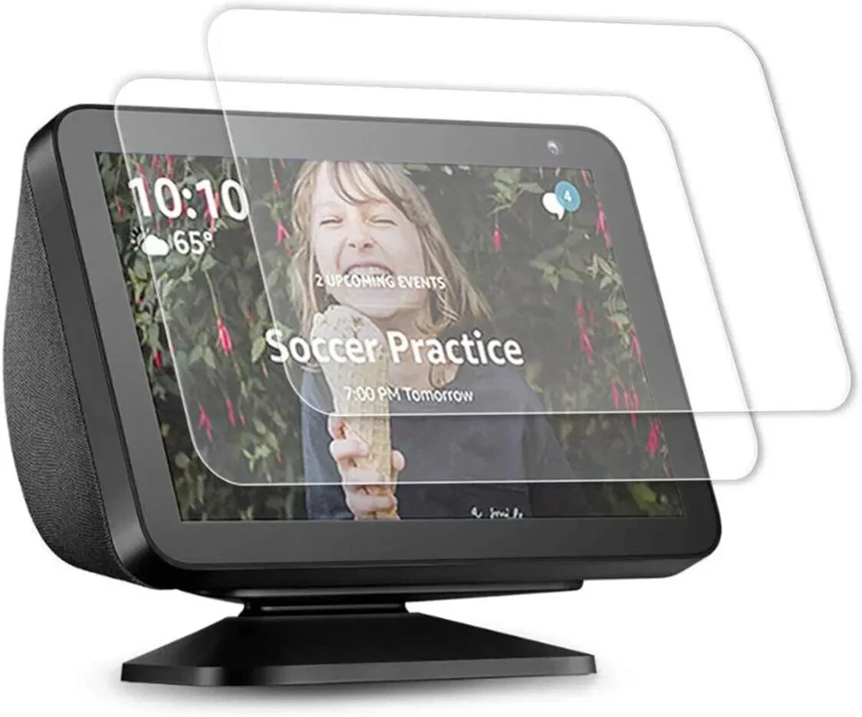2 Pack 9H Premium Tempered Glass Screen Protector For  Amazon Echo Show 7"x4.5" - Image 1 of 4