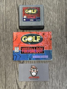 Cartucho de juego de golf Nintendo Virtual Boy + manual ¡PROBADO! - Imagen 1 de 2