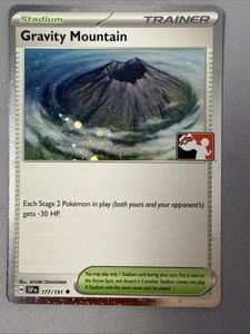 Pokemon TCG * SV Surging Sparks * 177/191 Gravity Mountain Stamp Cosmo HOLO - Picture 1 of 6