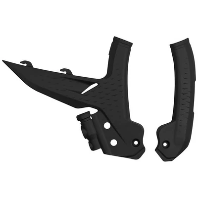Protectores de cuadro UFO negros para KTM 500 EXC-F seis días 2024-2026 Foto 1 de 2