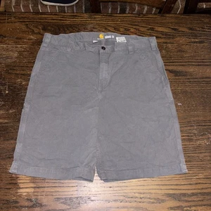 Men’s Carhartt Relaxed Fit Khaki Shorts Size 38 - Picture 1 of 7