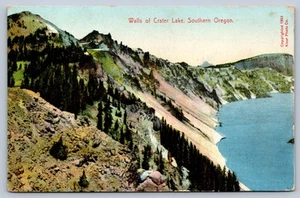 Postal de Walls of Crater Lake Southern Oregon c.1907 - Imagen 1 de 2