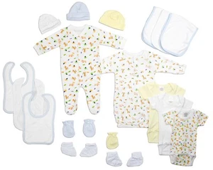 Newborn Baby Boys 18 Pc Layette Set - Picture 1 of 3