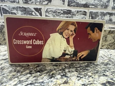 Vintage 1968 Scrabble Crossword Cubes Game  - Image 1 of 4