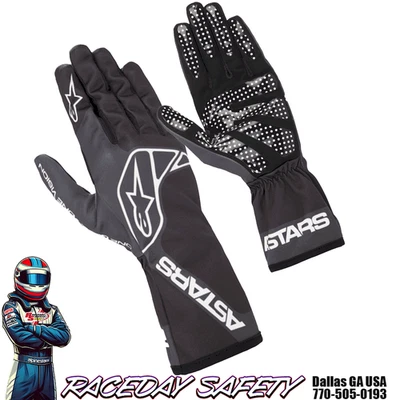 Guantes de kart Alpinestars Tech-1 K RACE V2 ONE VISION negro/gris alquitrán 3552123-1169 Foto 1 de 4