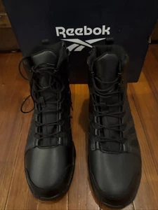 Reebok Floatride Energy Tactical Boots Work Military Zip RB4355 - Mens Size 8M - Picture 1 of 10