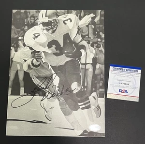 Herschel Walker Signed Auto 8x10 Magazine Photo PSA DNA Dallas Cowboys HOF - Picture 1 of 4