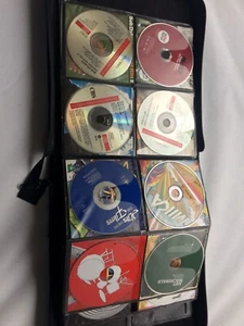 DISC CD DVD Album Storage Holder Carry Case with bundle music cds - Afbeelding 1 van 13
