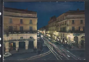 Cartolina Caserta Piazza Dante Notturno Albergo Vittoria Ristorante QA127 - Imagen 1 de 1