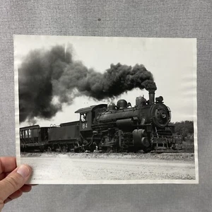 Locomotora de vapor Midland eléctrica vintage de ferrocarril de carbón #84 foto 8x10 - Imagen 1 de 10