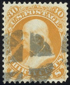 71 - 30c (1861) Orange PSE XF-S 95 - WOW 2005 PSE Cert