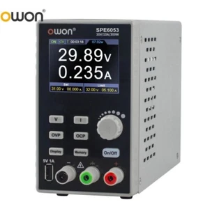 Fuente de alimentación digital de CC programable OWON SPE6053 300W 0-60V /0-5A 1 canal 10mV/1mA - Imagen 1 de 2