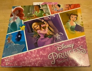 Disney Princess Ariel & More 12 Days of Socks Girl SZ L Shoe 3-10 Damaged box - Picture 1 of 8