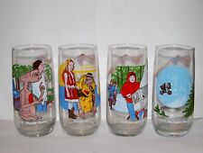 Vintage ET The Extra-Terrestrial Glasses 1982 Set Of 4 Army & Air Force Exchange