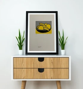 Roy Lichtenstein, Original Hand-signed Lithograph with COA & Appraisal of $3,500 - Picture 1 of 12